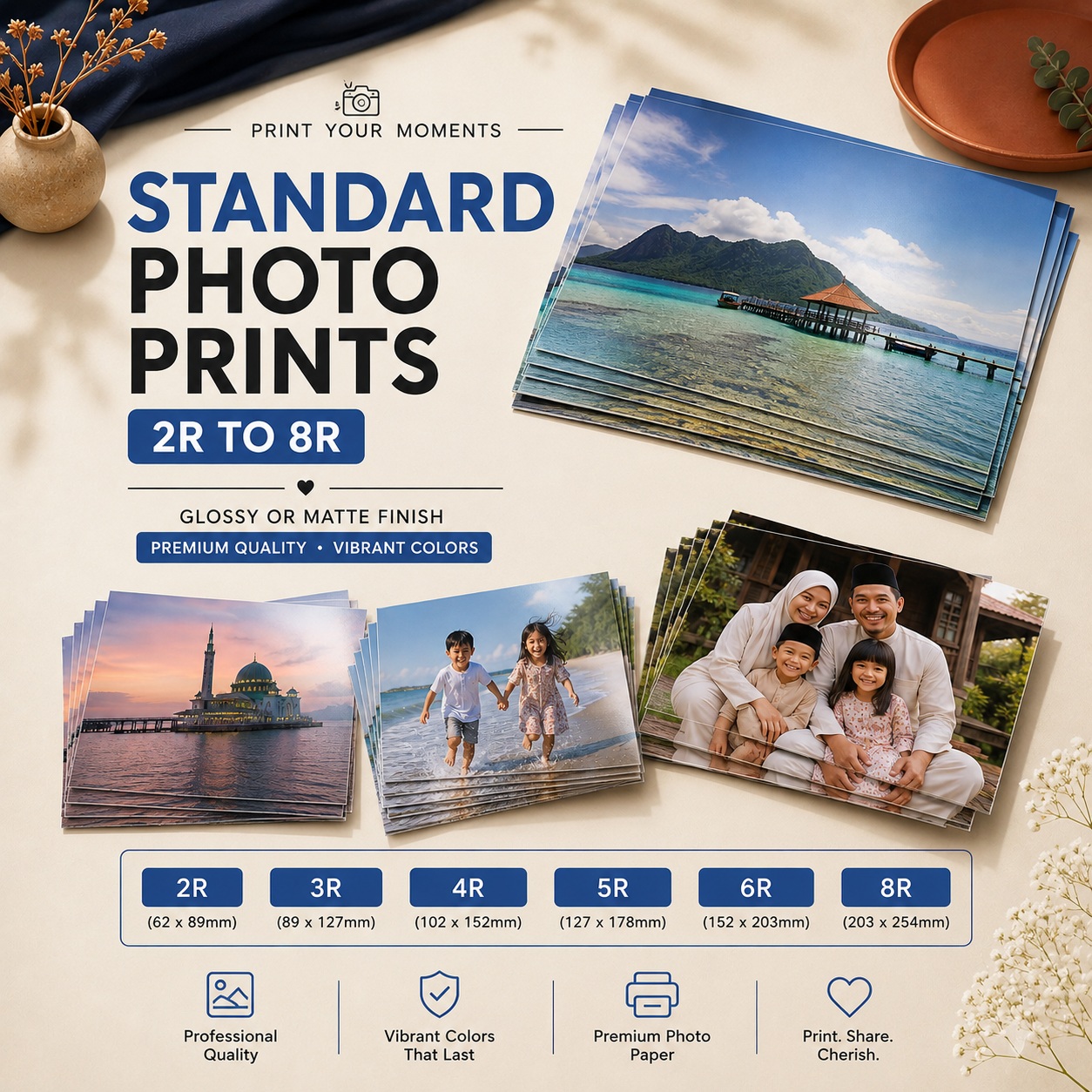 2R photo prints