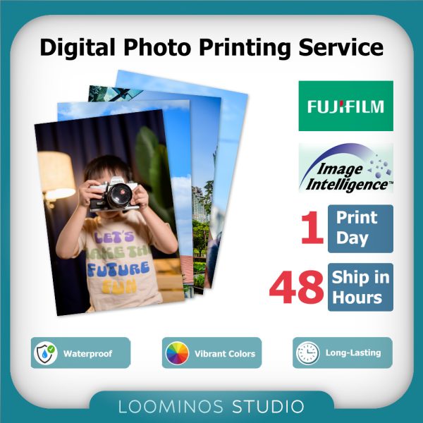 Genuine Fujifilm 4R Digital Photo Printing Service (No Min. Order)